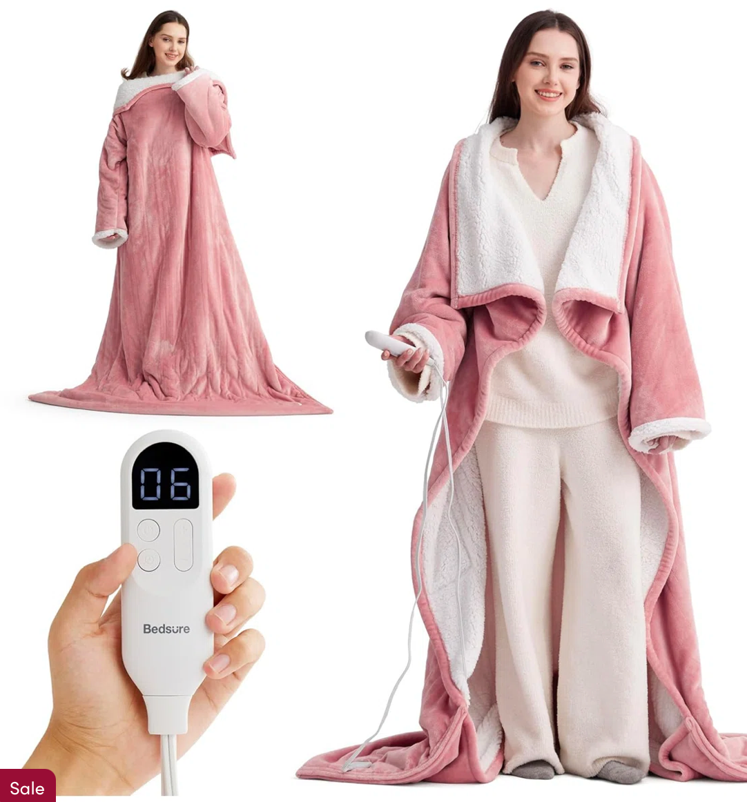 The Snug Petals Heated Robe