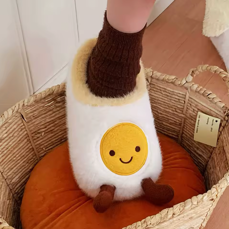 Fried Egg Slippers