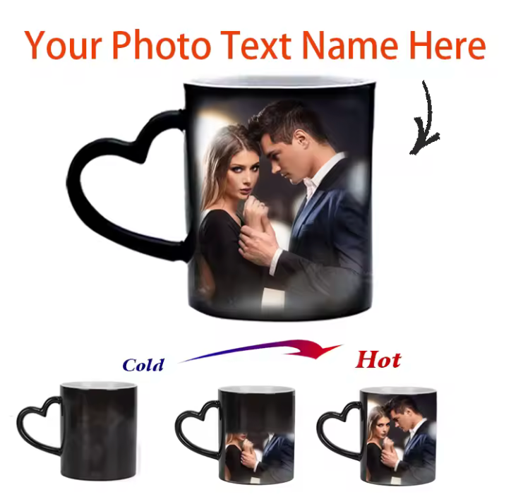 Heat Reactant Photo Mug