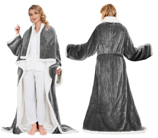 The Snug Petals Heated Robe