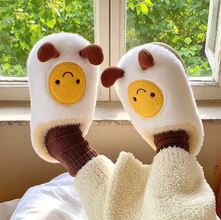 Fried Egg Slippers